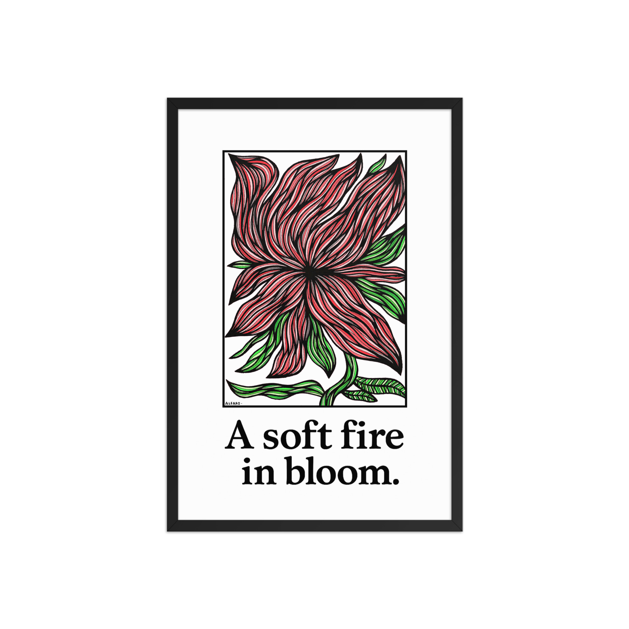 A Soft Fire in Bloom — A Fine Art Print About Tender Power & Quiet Courage - Image 6
